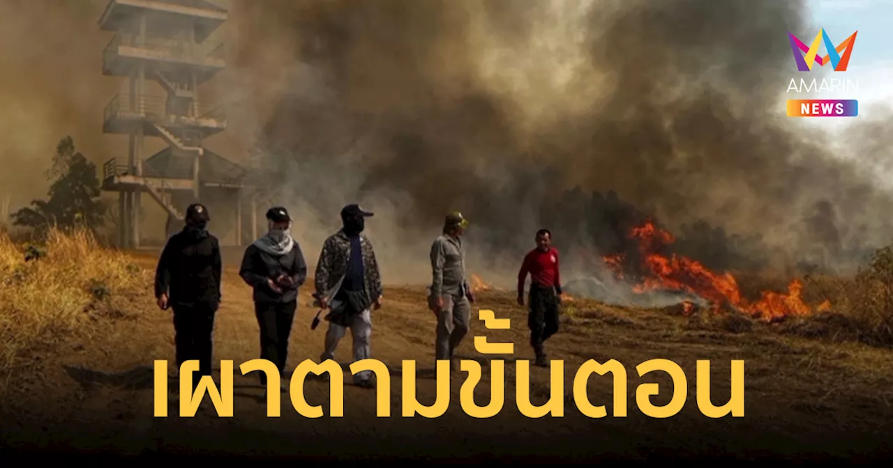 ทับลาน แจง ชิงเผาป่า 600ไร่ ทำตามหลักวิชาการ ขออนุญาตเรียบร้อย