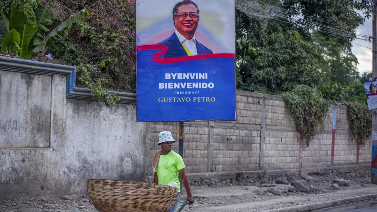 Colombian president visits Haiti as country battles surge in gang violence