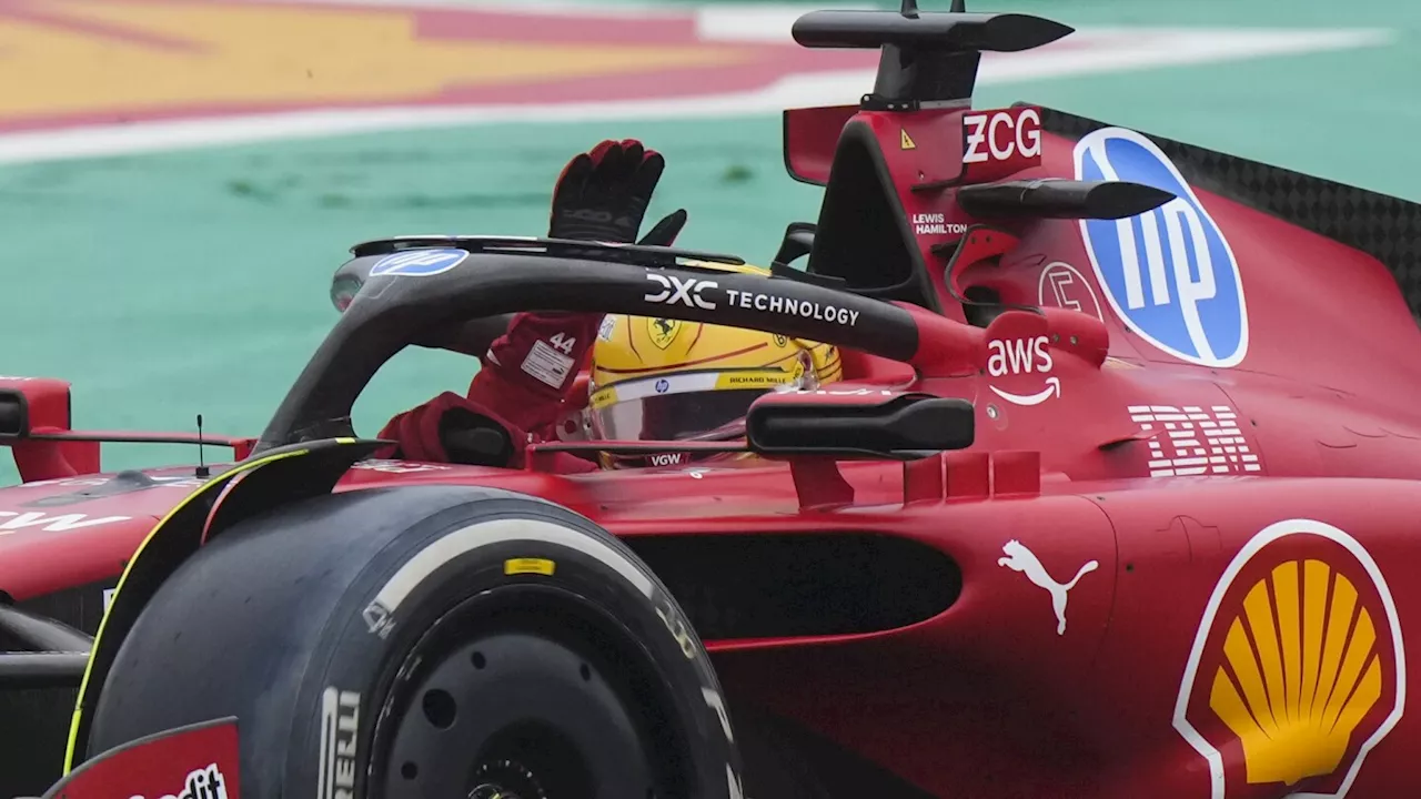 Lewis Hamilton says driving a Ferrari F1 car for first time was 'exciting and special'