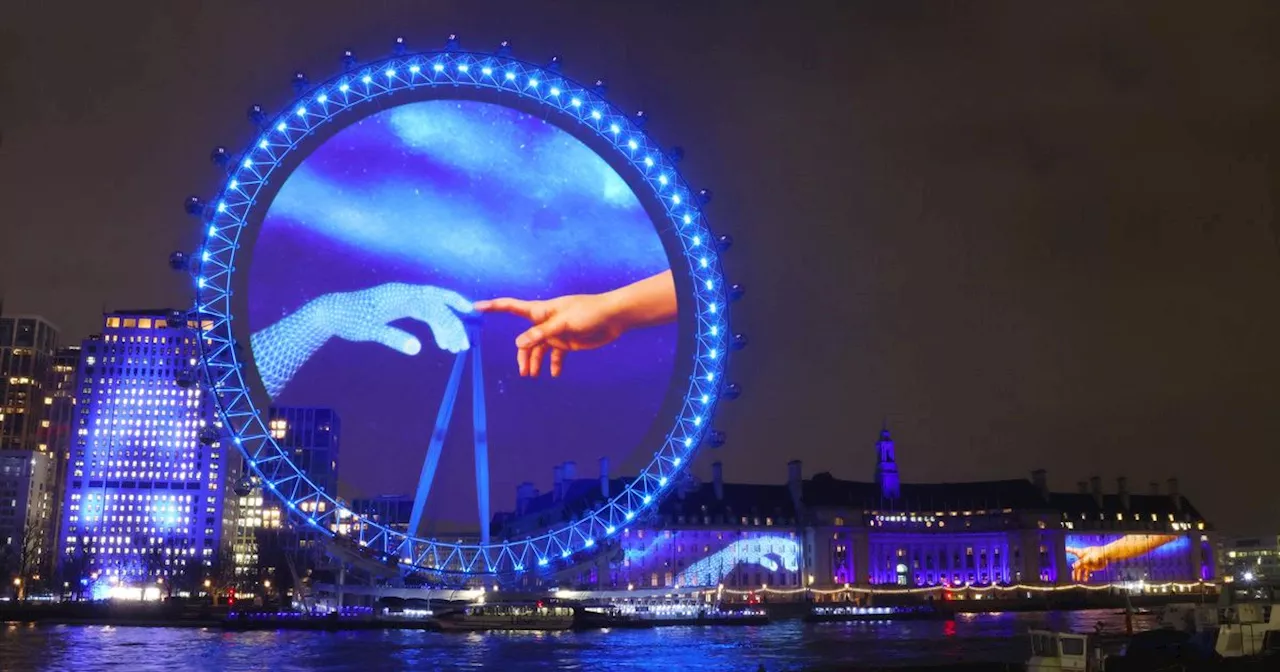 Samsung Celebrates Human Progress with Immersive AI Projection Show on London Eye