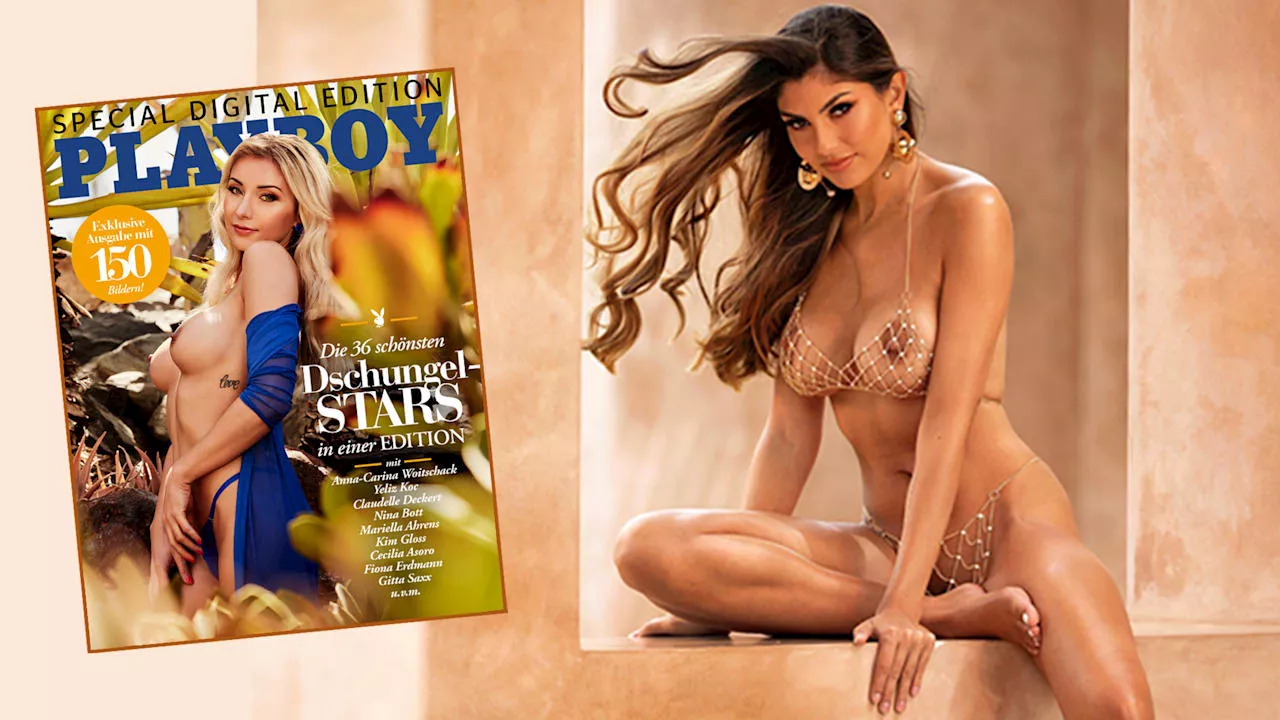 Dschungelcamp: Diese Stars waren schon im „Playboy“