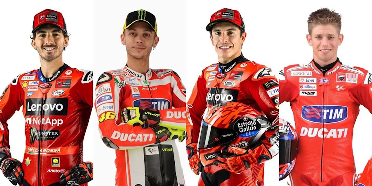 Dari Valentino Rossi sampai Marc Marquez, Ini Daftar Pembalap yang Pernah Bela Ducati Lenovo Team di MotoGP