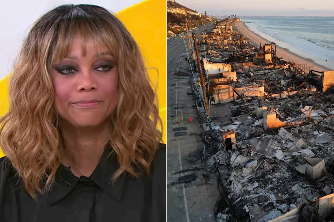 Supermodel Tyra Banks reveals struggle she face after losing her home in LA wildfires