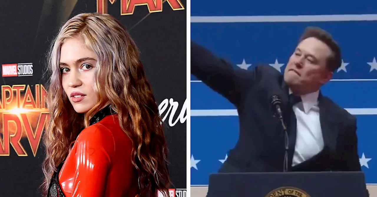 Elon Musk's Ex Grimes Responds To Controversial Salute Accusations At Inauguration Rally