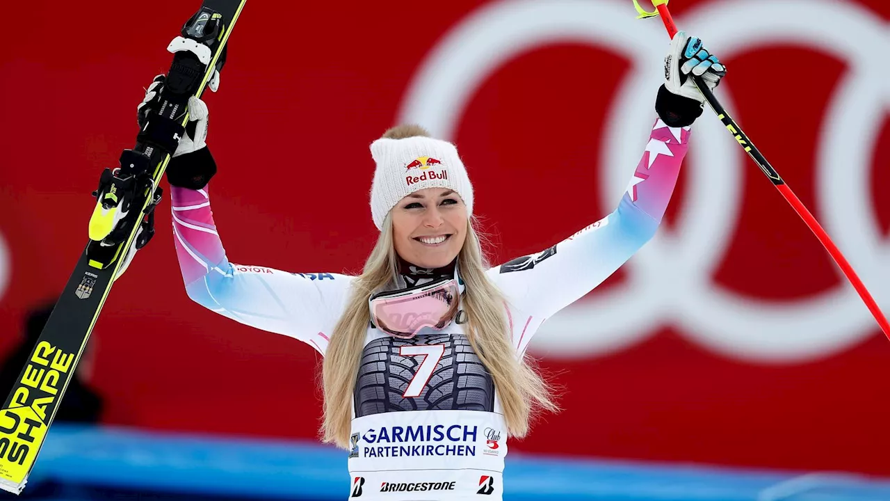 Lindsey Vonn beim Ski-Alpin-Weltcup in Garmisch-Partenkirchen: Neun Siege, viele Erinnerungen