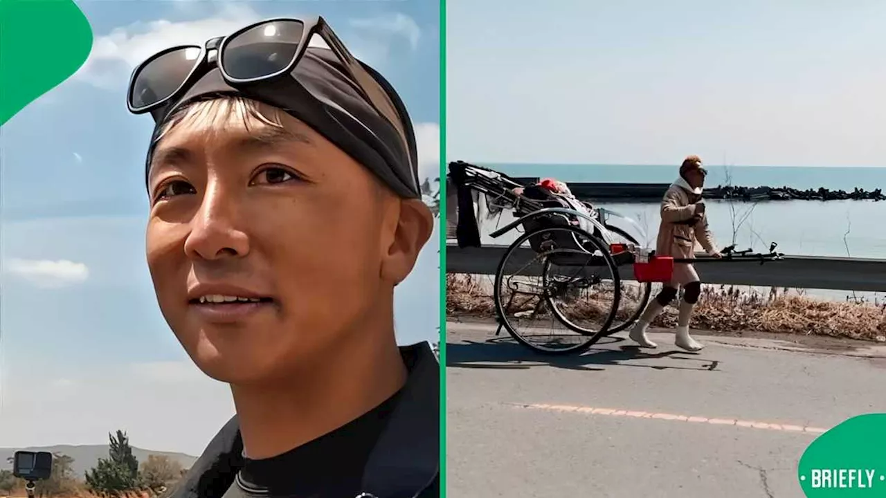 Japanese Adventurer Gump Suzuki Completes 7-Month Trek to Cape Town, Shares Journey