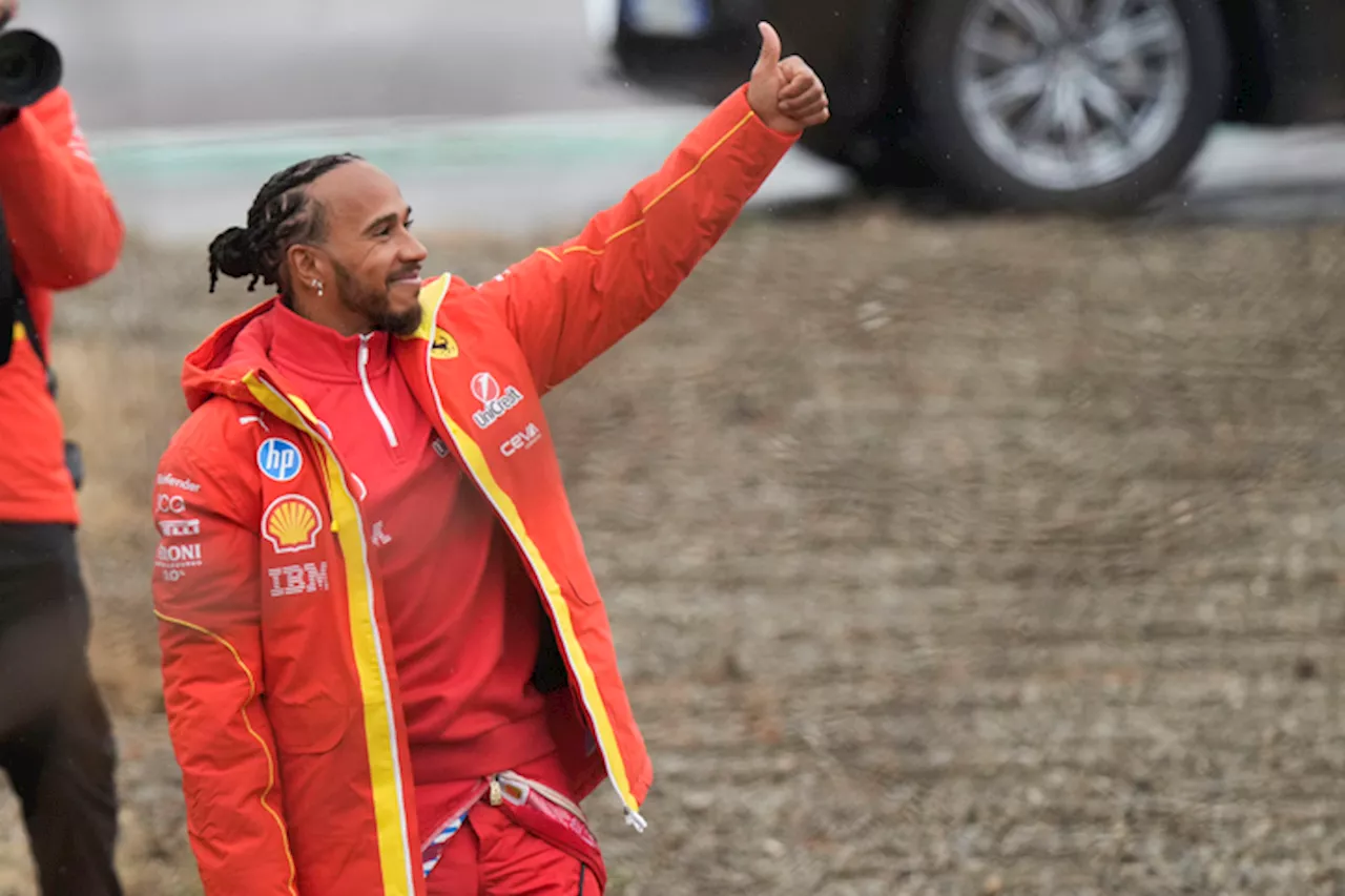 Lewis Hamilton Drives Ferrari for First Time, Calls it 'One of the Best Feelings of My Life'