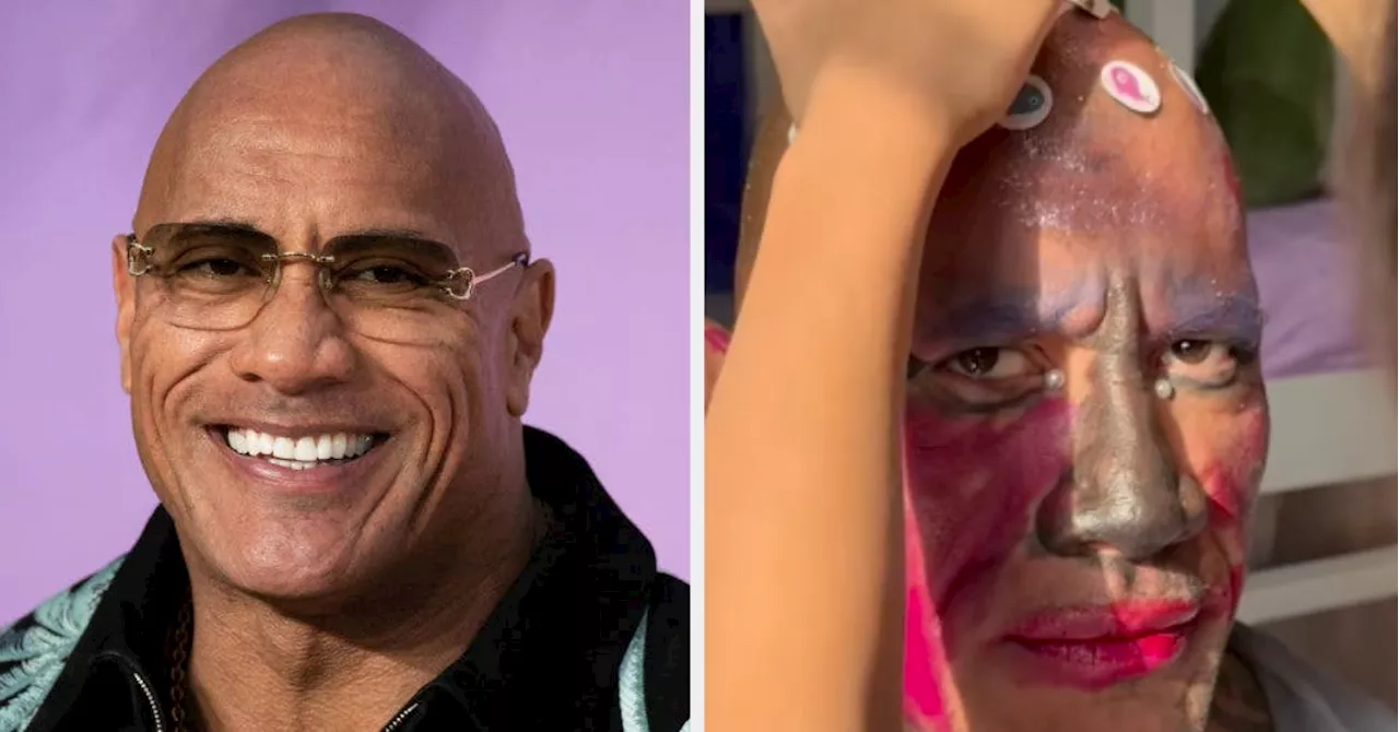 Dwayne The Rock Johnson's Makeup Is Going Viral