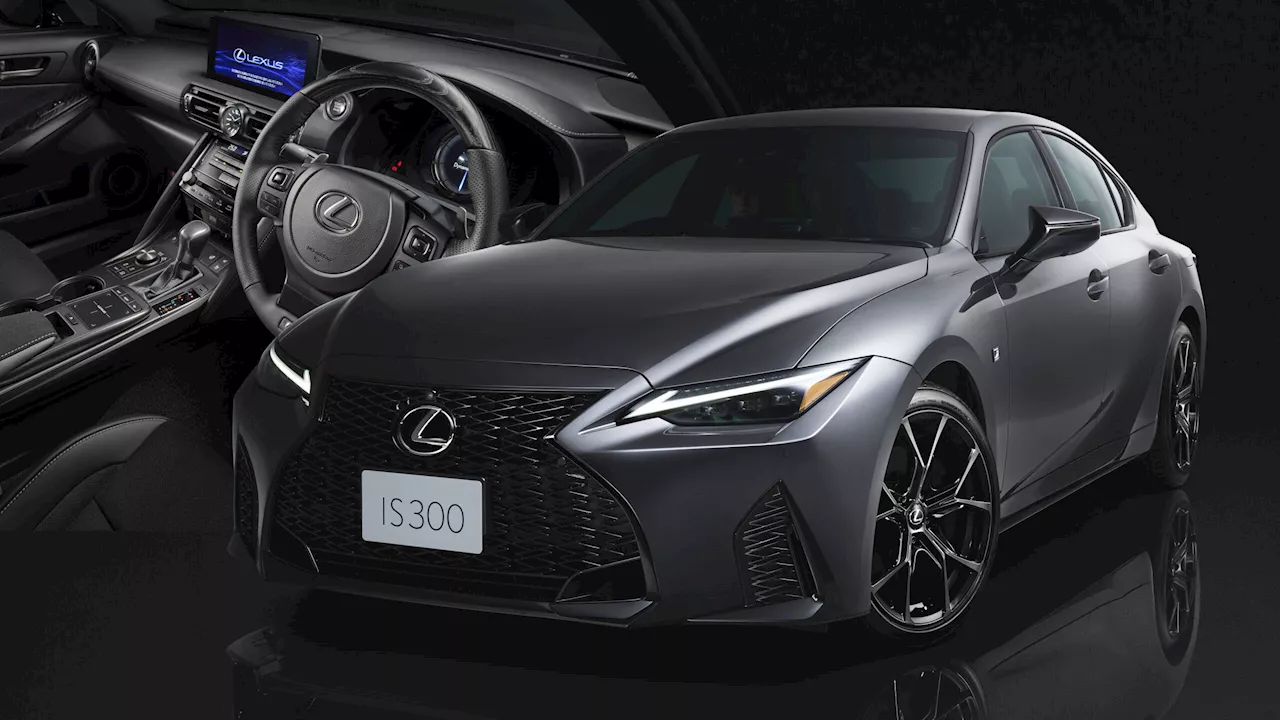 2025 Lexus IS300 Gains F Sport Black IV Special Edition, But Only For Japan