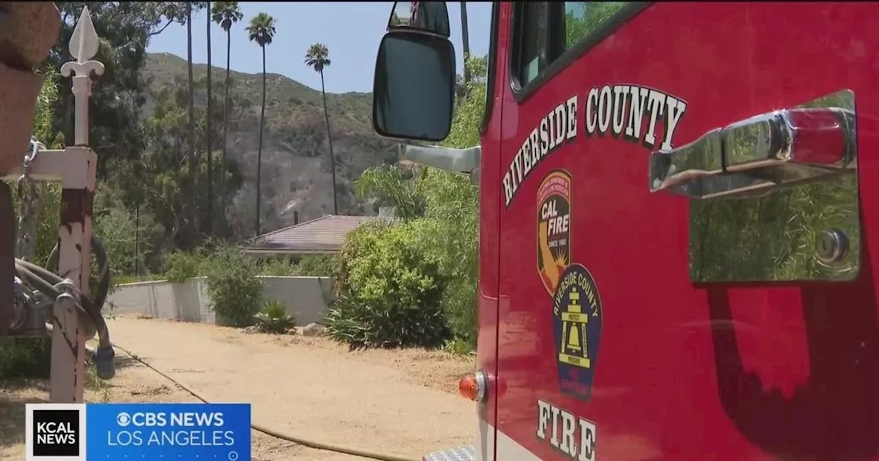 Two horses killed after fire engulfs Lakeland Village barn in Riverside County