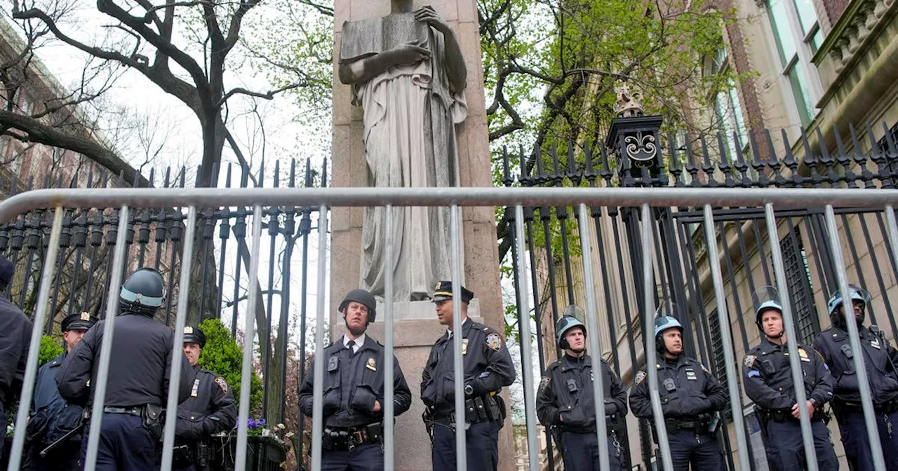 Columbia University says it is increasing campus security after class on Israel disrupted by protesters