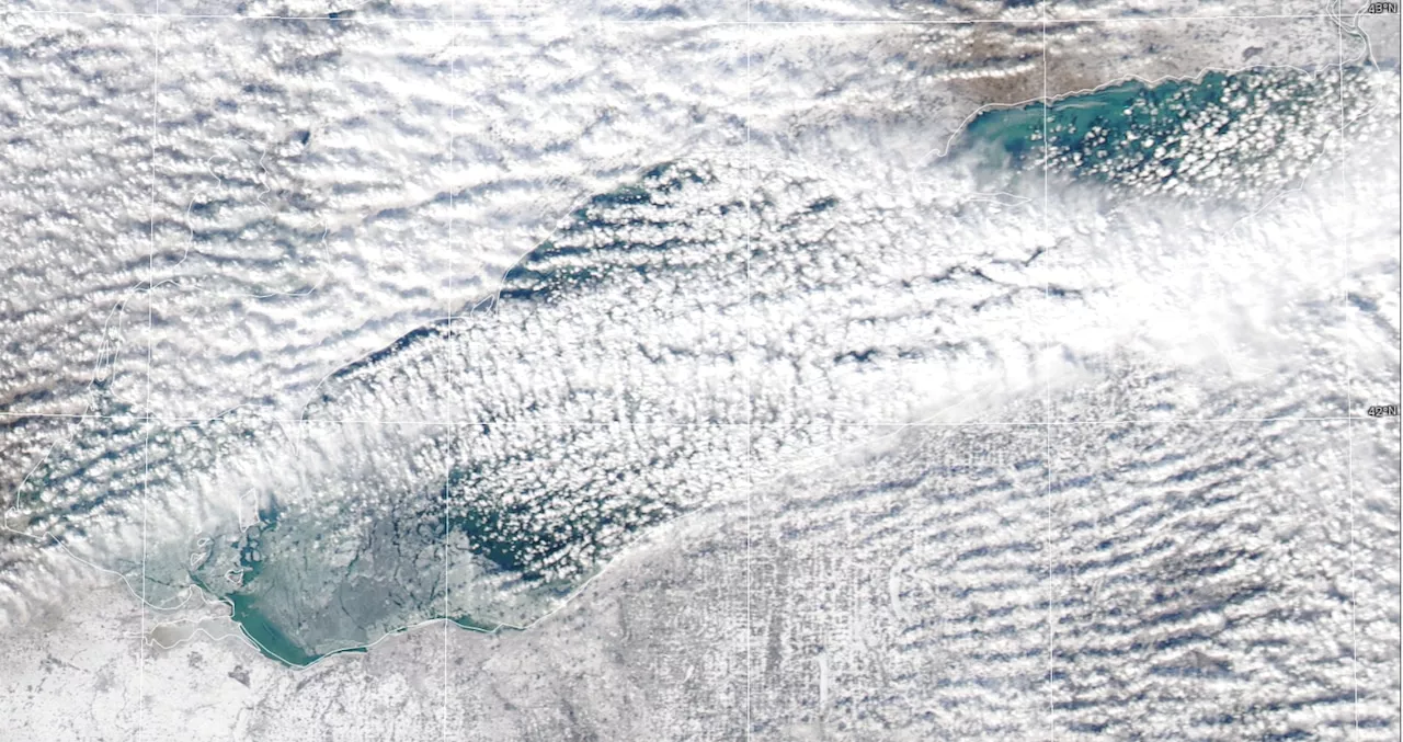 With temps below zero, Lake Erie is 20% more ice-covered than usual