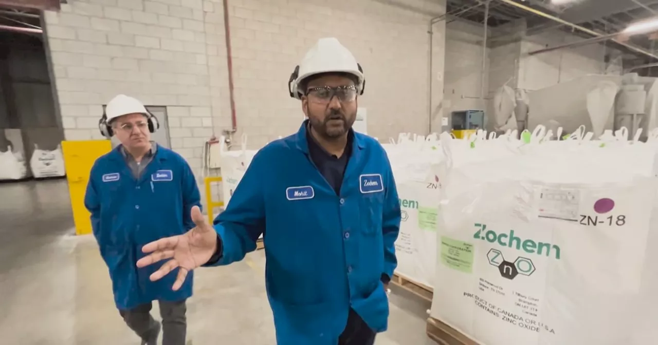 A Brampton factory ships $100M worth of zinc oxide to the U.S. each year. Here is how tariffs could impact their business.