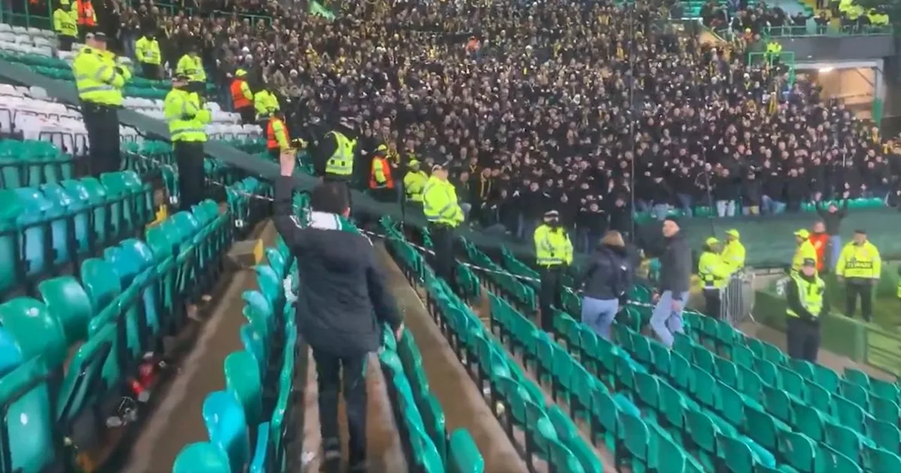 Celtic fan has entire Young Boys away end bouncing in heart-warming moment