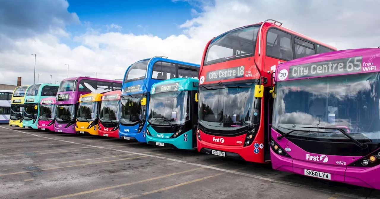 First Bus Cancels All Glasgow Services Due to Storm Eowyn