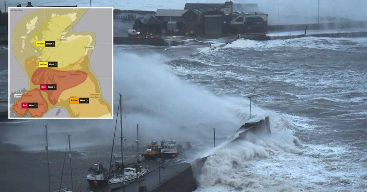 Met Office Issues Rare Red Weather Warning as Storm Éowyn Set to Batter Scotland