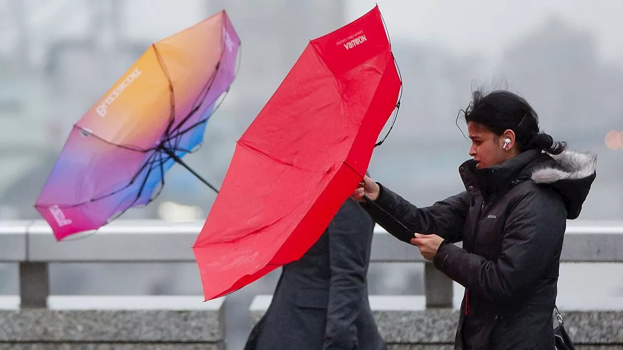 Britain braces for 90mph Storm Eowyn 'weather bomb': Met Office issues rare amber warning in the...