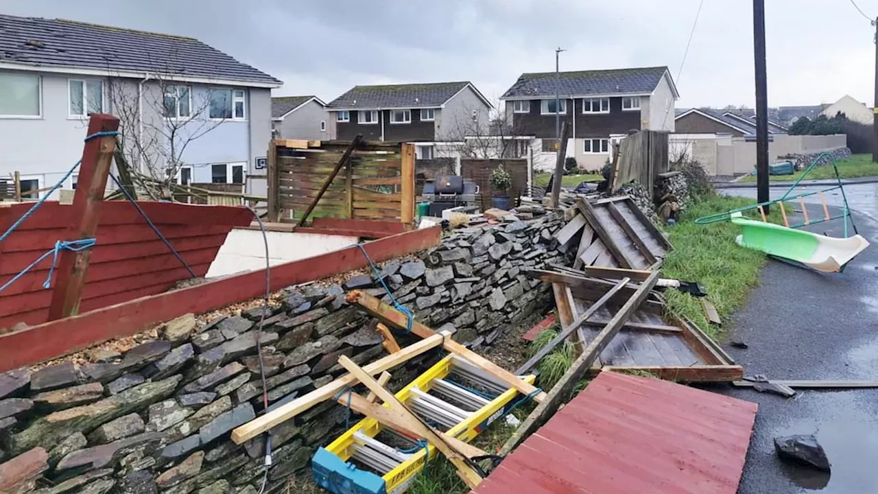 The worst storm in recent history: 'Exceptional' hurricane-force winds force schools and railways to...