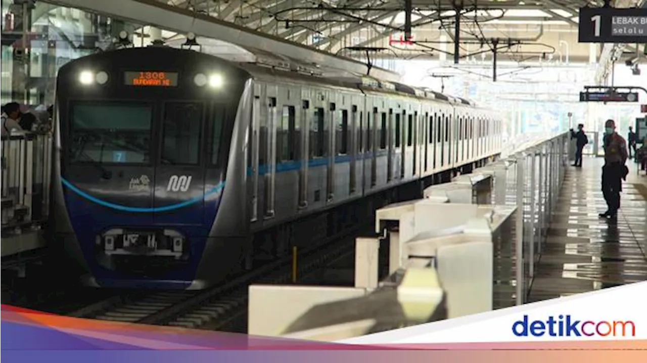 MRT Jakarta Mulai Jual Hak 'Mejeng Nama' di Stasiun Monas-Kota