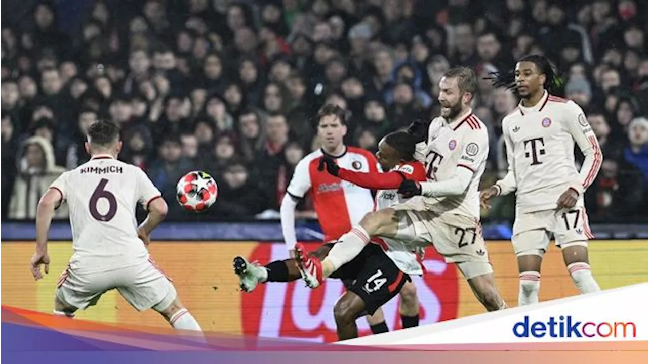 Feyenoord Vs Bayern: Die Roten Babak Belur di De Kuip