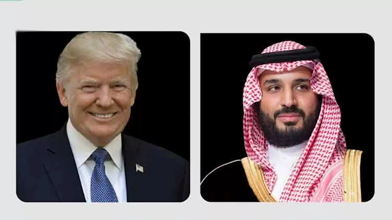 Saudi crown prince, US president discuss ways to enhance bilateral ties