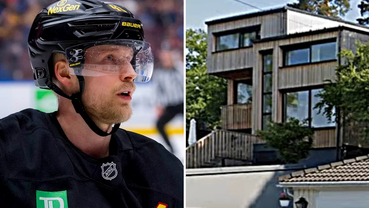 Elias Pettersson blåst på miljoner – köpte lyxvilla i Danderyd