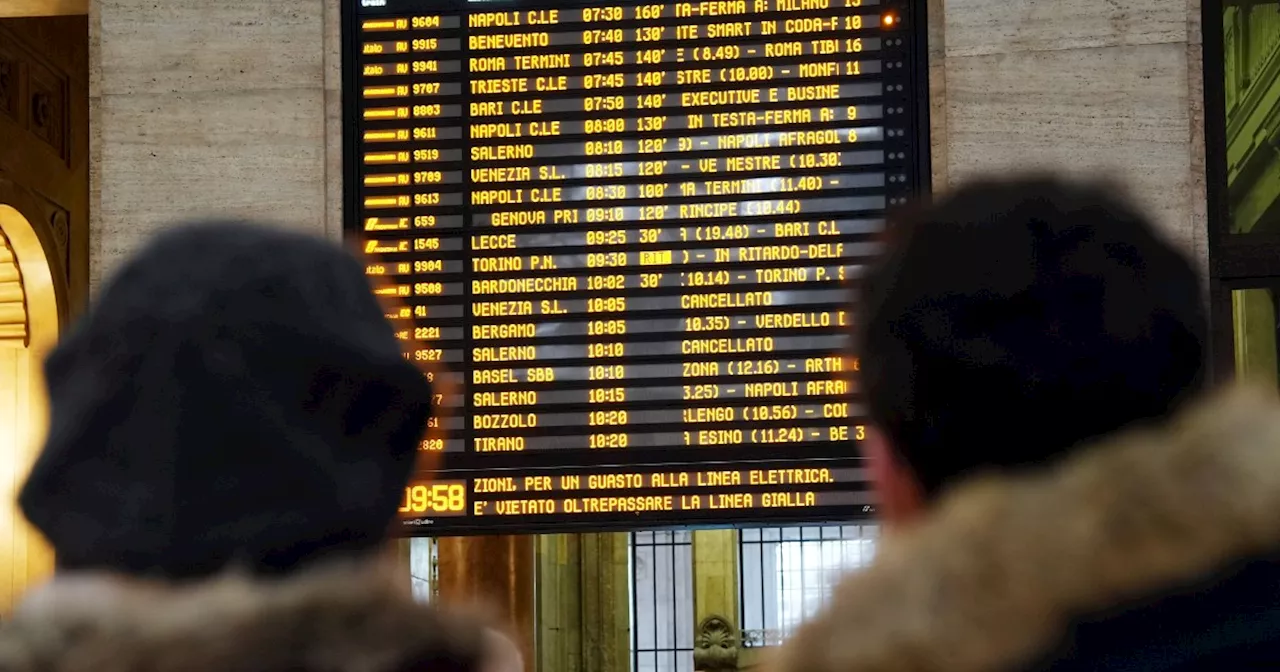 Sciopero delle Ferrovie, treni a rischio per 24 ore dalle 21 di sabato 25 gennaio: “Impatto…