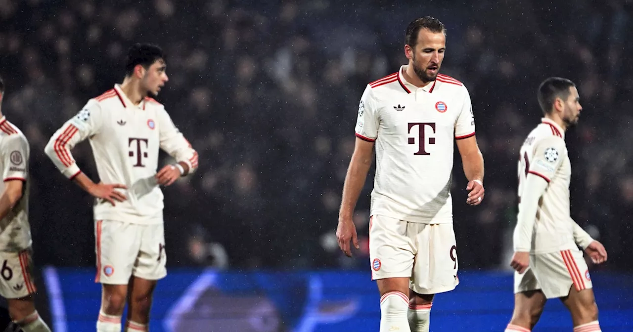 Bayern München erleidet herbe 0:3-Niederlage gegen Feyenoord Rotterdam