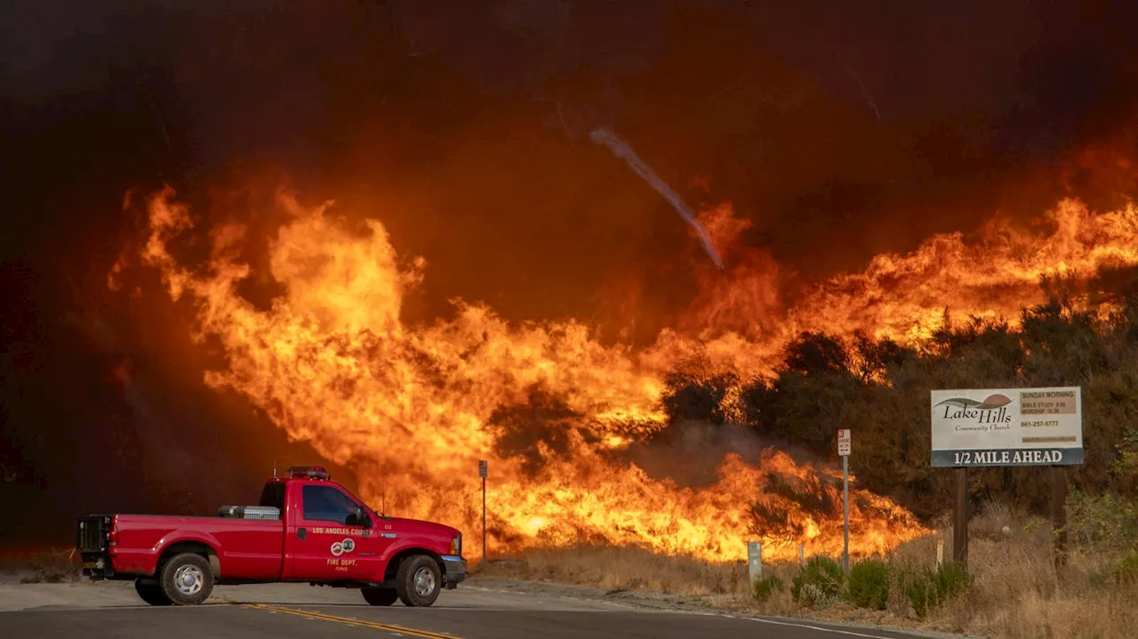 Hughes Fire Rages Near Bel Air, Evacuations Ordered as California Faces Elevated Wildfire Risk