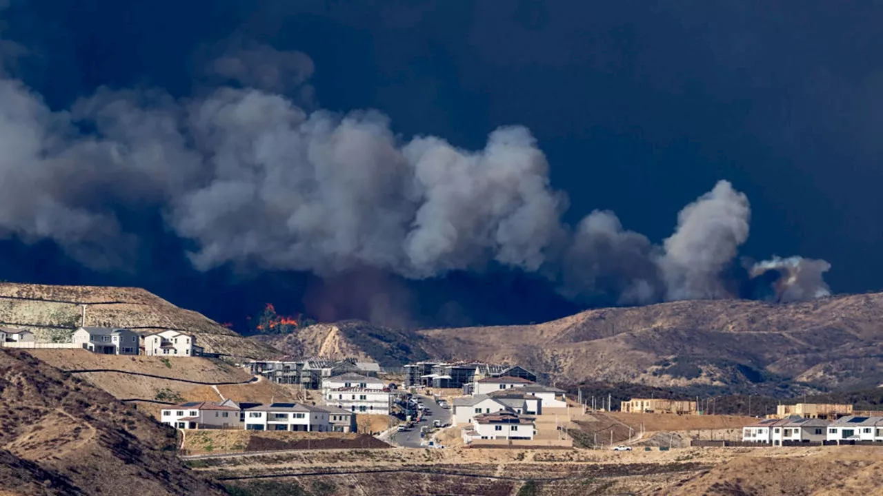 Hughes Fire Rages in Southern California