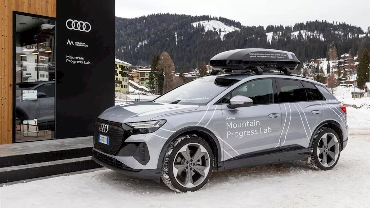 Audi Mountain Progress Lab: le Q4 e-tron 'sentinella' al servizio della sostenibilità