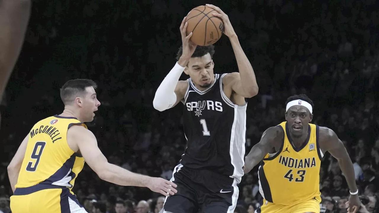 Wembanyama guida i San Antonio Spurs alla vittoria sugli Indiana Pacers