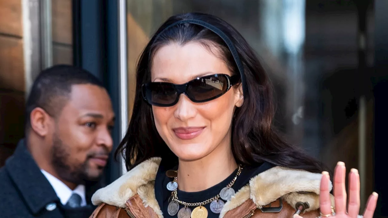 Bella Hadid's Big Boho Coin Necklace Is the Ultimate Flea Market-Chic Accessory