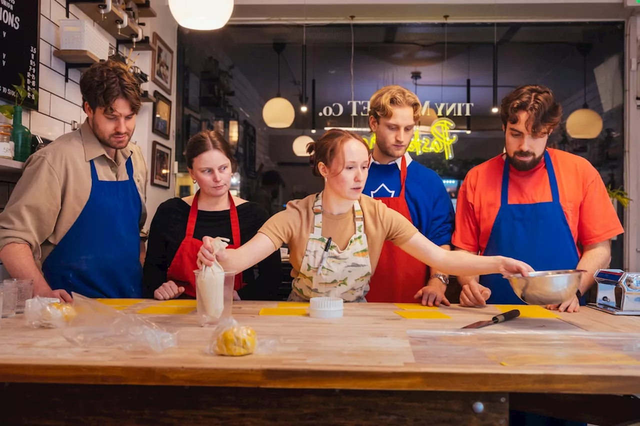 Craving experiences beyond a typical dinner out, young people turn to the ‘old way’ of pasta-making