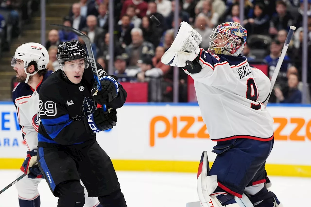 Maple Leafs lose 5-1 to Blue Jackets, snapping three-game streak