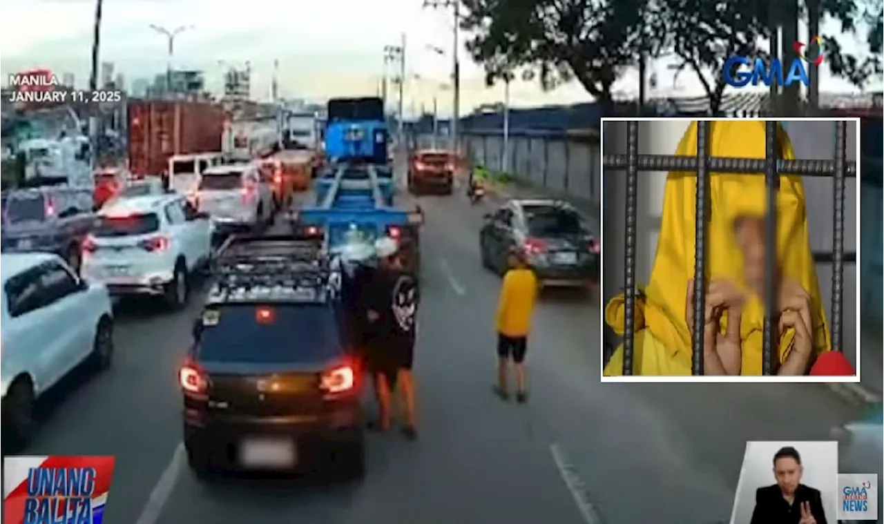 1 sa 2 suspek na nanghablot ng bag sa loob ng isang kotse sa Mel Lopez Blvd. sa Maynila, nahuli na