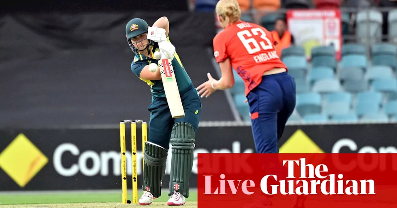 Australia v England: Women’s Ashes second cricket T20 international