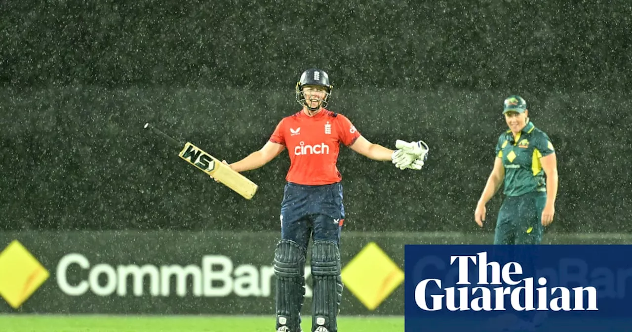 Australia win Women’s Ashes series aa rain halts dramatic England T20 chase