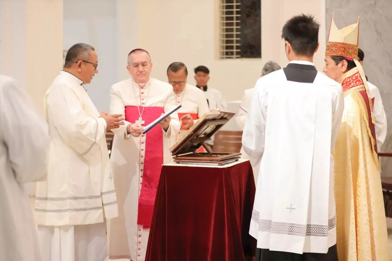 Solemn Vespers opens celebrations for Indonesian bishop’s episcopal ordination