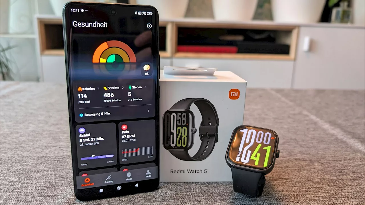  Die Redmi Watch 5 rennt über drei Wochen lang