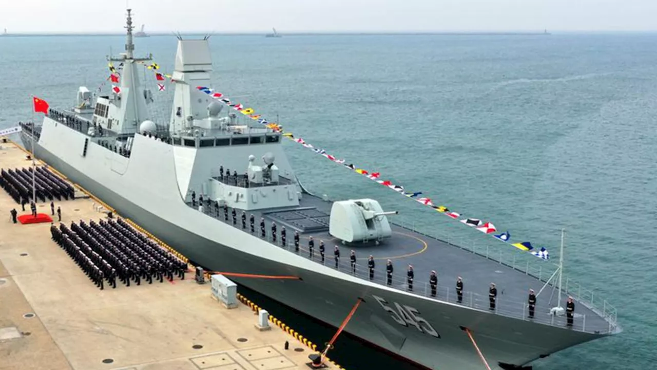 China Commissions First Type 054B Frigate, Luohe, for Enhanced Naval Capabilities