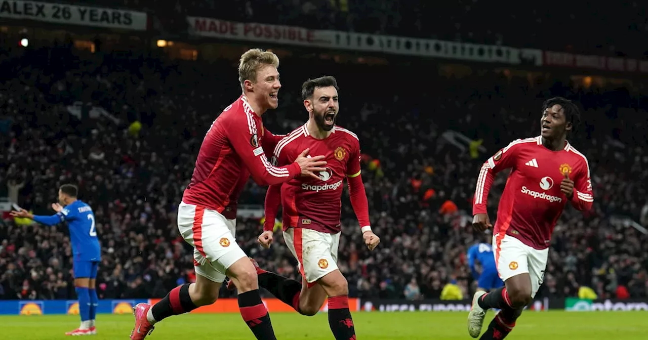 Manchester United Scrape Past Rangers In Europa League Thriller