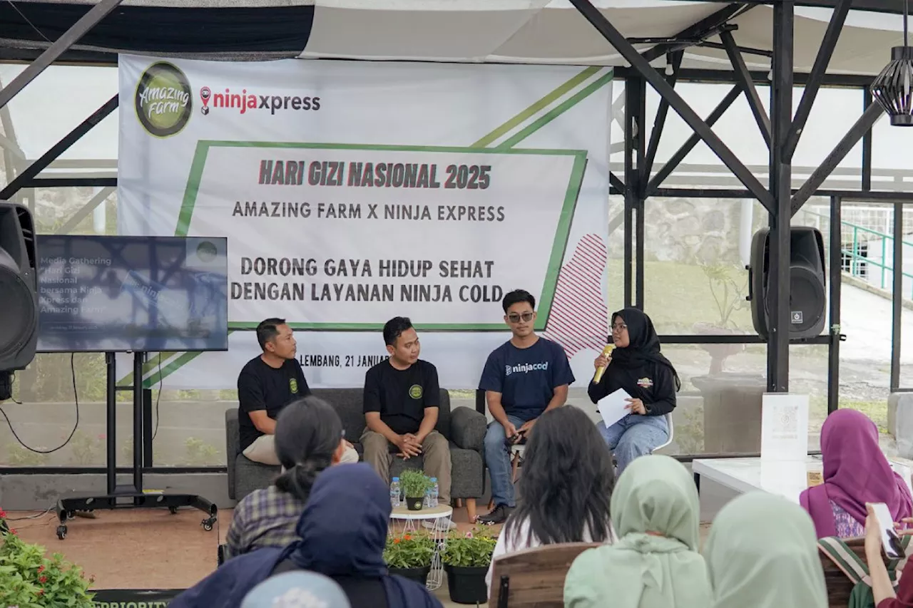 Ninja Xpress dan Amazing Farm Gandeng untuk Dorong Gaya Hidup Sehat