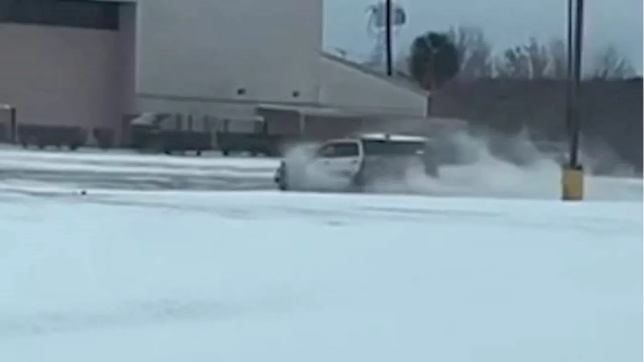 Houstonians’ opinions divided on viral video of police officer doing donuts in the snow