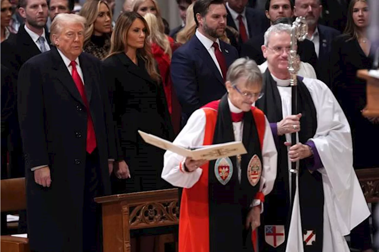 Episcopal bishop says she'll continue to pray for Trump, who lashed out at her over viral sermon