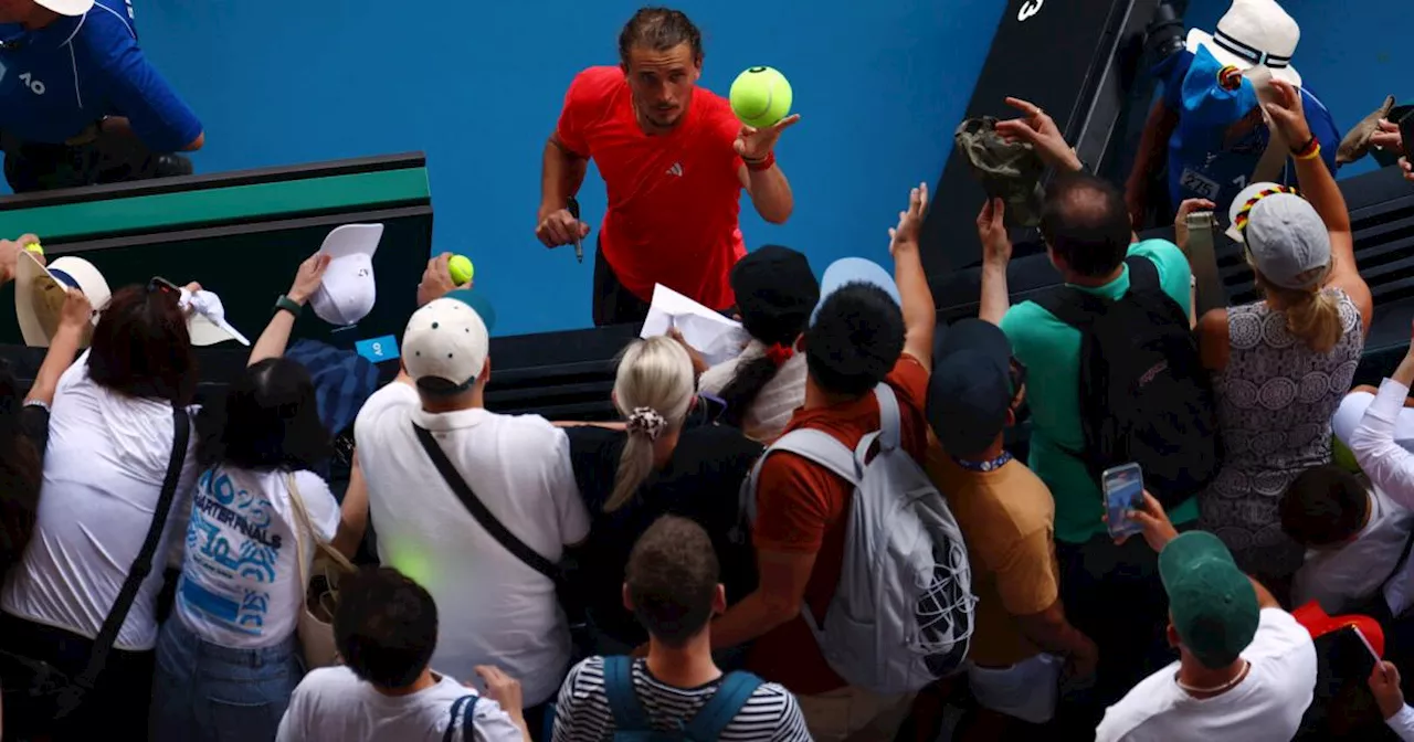 Zverev genießt vor dem Schlager gegen Djokovic die Zuneigung der Fans