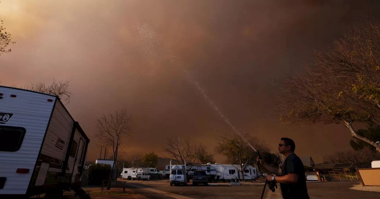 L.A. fire live updates: New fire breaks out along 405 Freeway in Brentwood