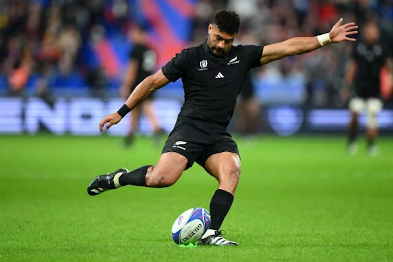 Richie Mo'unga (Nouvelle-Zélande) ne jouera pas face à la France cet été