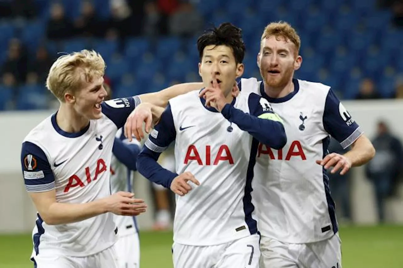 Tottenham s'impose en Europe, Porto et Rome s'enlisent