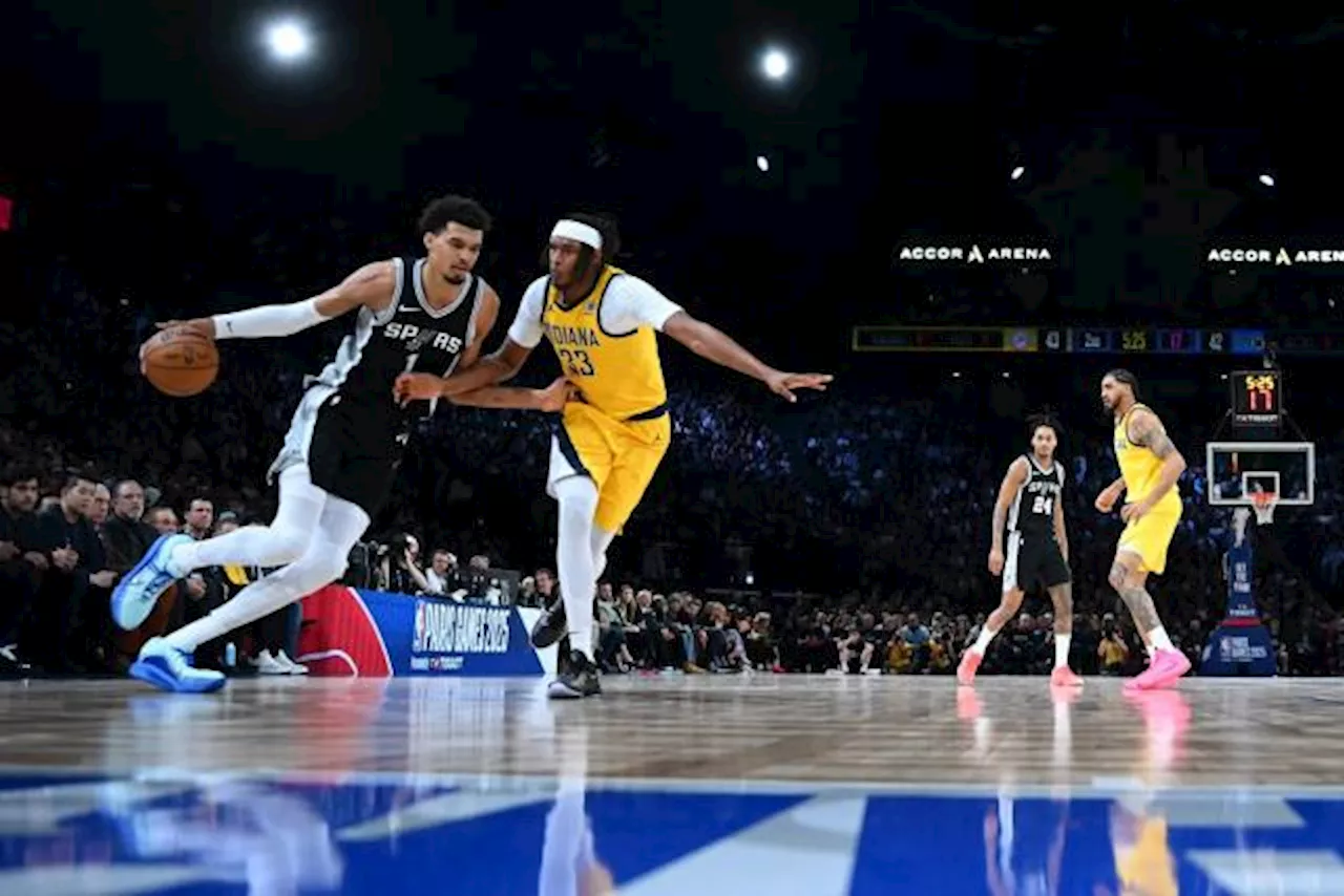 Wembanyama brille, les Spurs dominent les Pacers en ouverture du NBA Paris Game